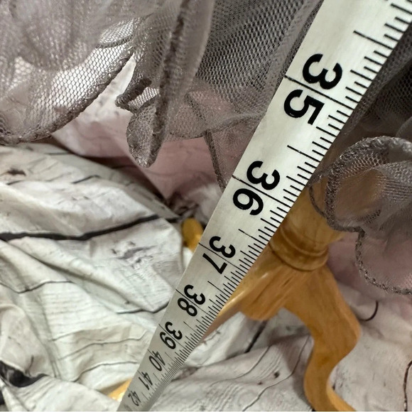 NWT grey homecoming dress juniors short prom dress no size tag tideclothes - Picture 4 of 13